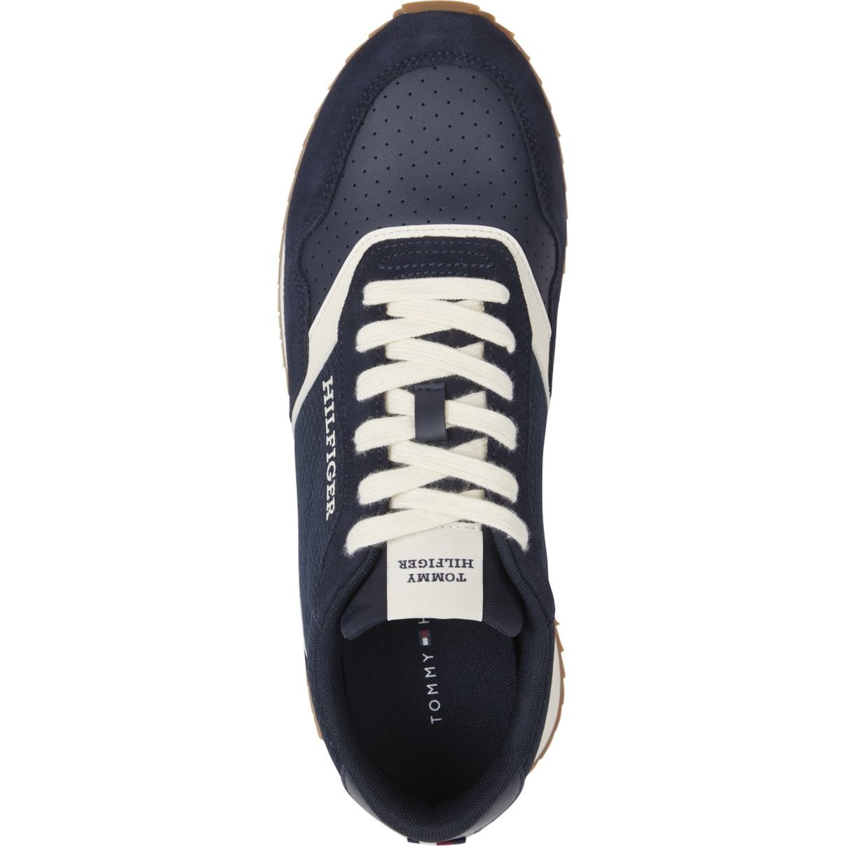 TOMMY HILFIGER Laisvalaikio bateliai vyrams, Mėlyna, Runner colorama mix leisure 3