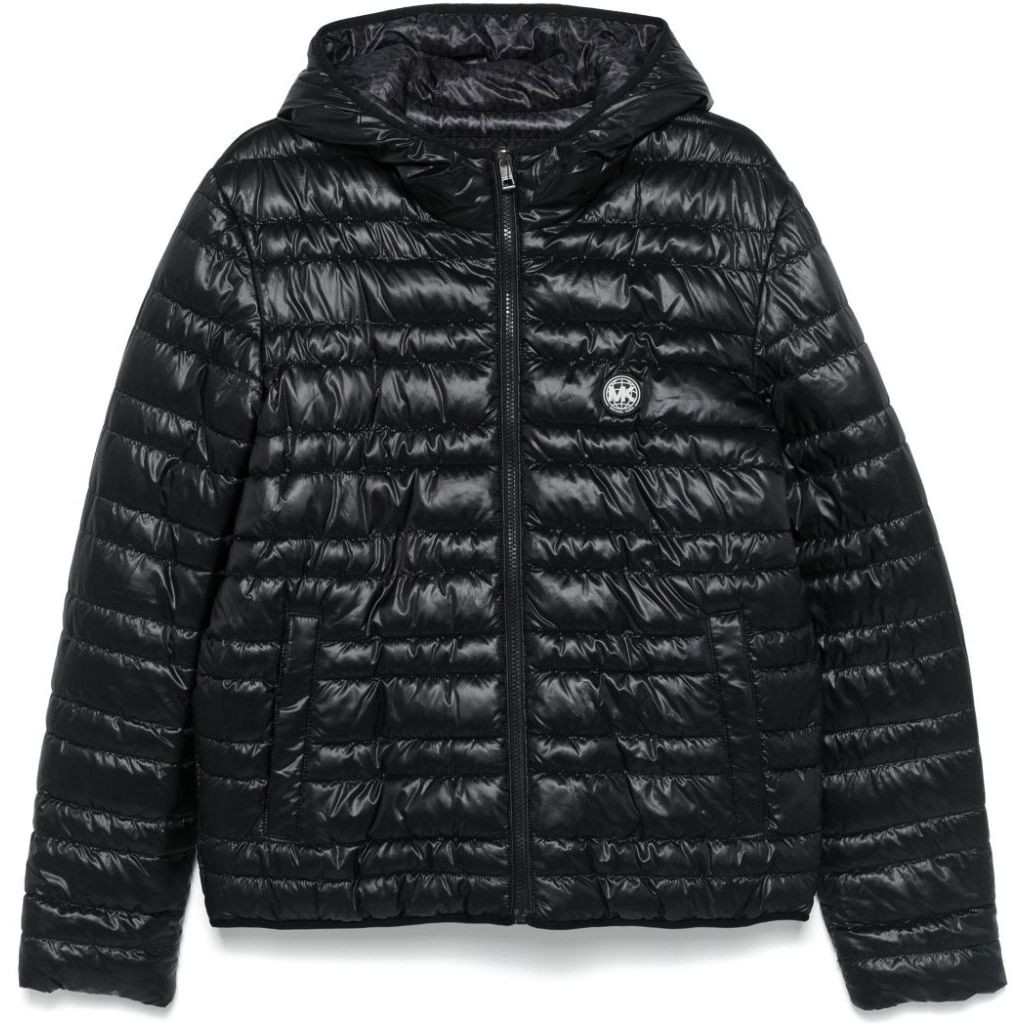 MICHAEL KORS Pūkinė striukė vyrams, Juoda, Rev lw hooded puffer