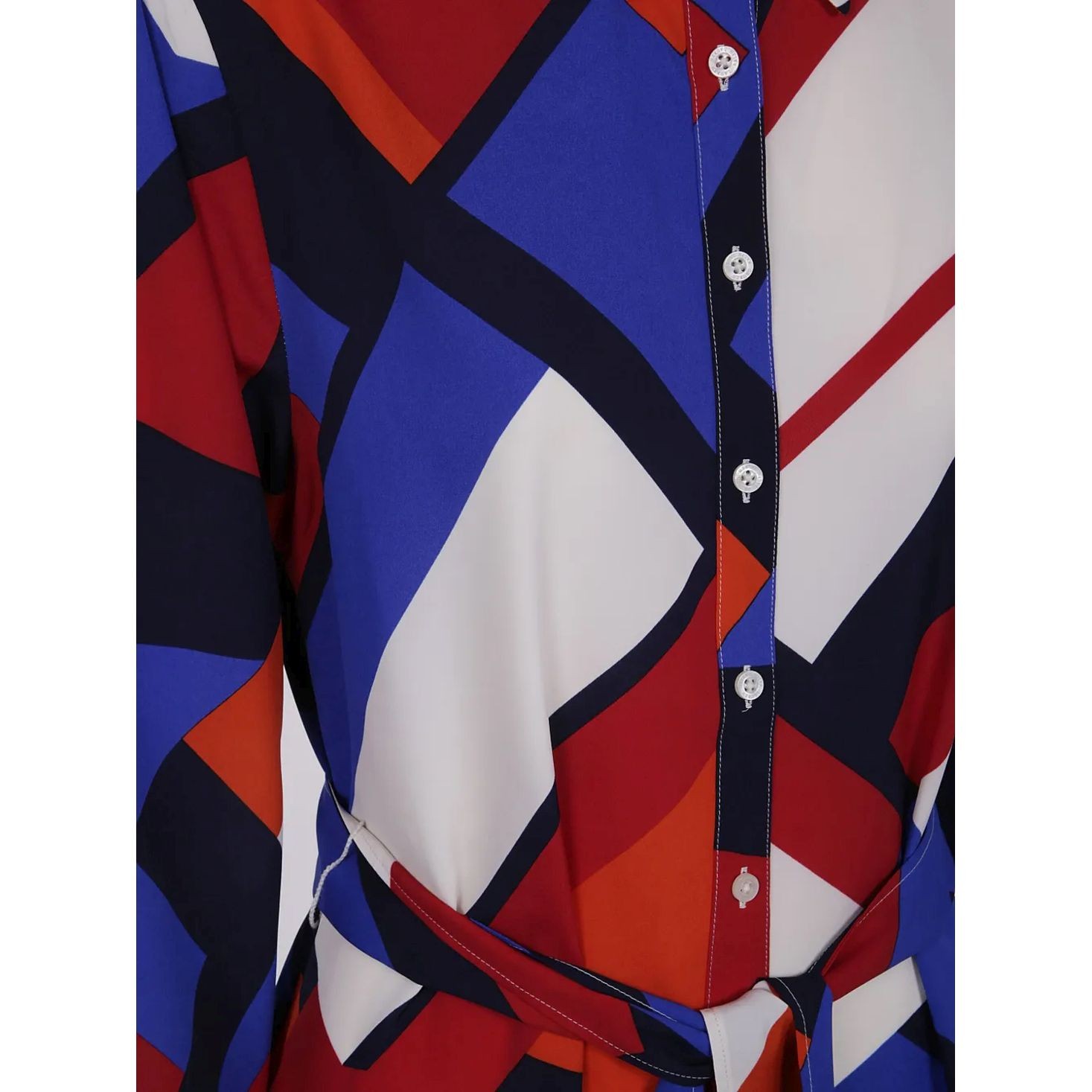 LAUREN RALPH LAUREN Midi suknelė moterims, Mėlyna, Shadny long sleeve day dress 3