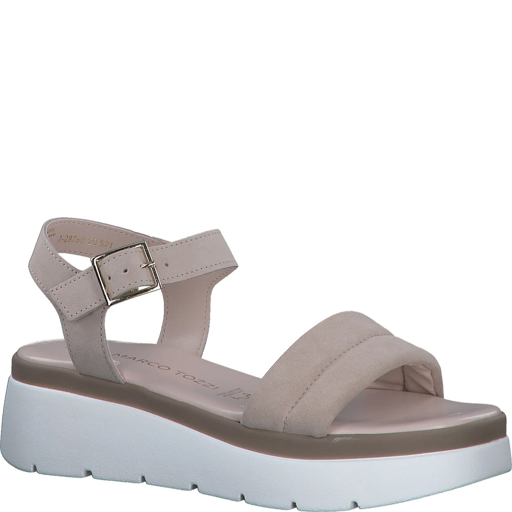 MARCO TOZZI Basutės moterims, Rožinė, SANDALS 1