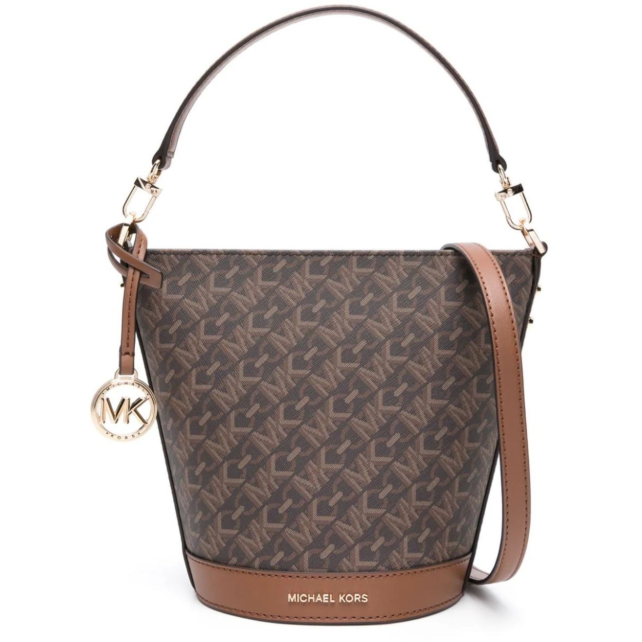 MICHAEL KORS Rankinė per petį moterims, Ruda, Sm tz conv bucket xbody 1