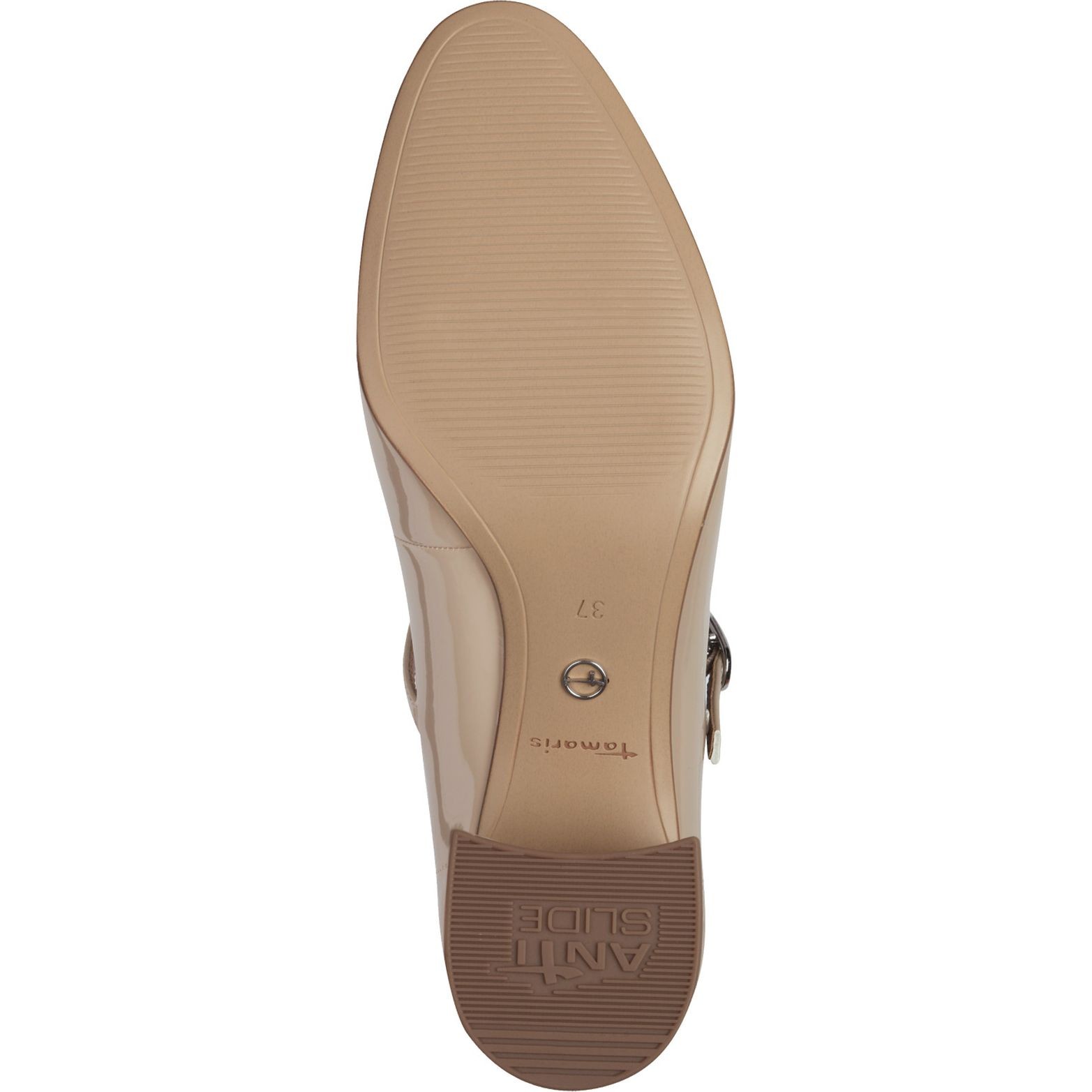 TAMARIS Balerinos moterims, Smėlio, Pump with strap 5