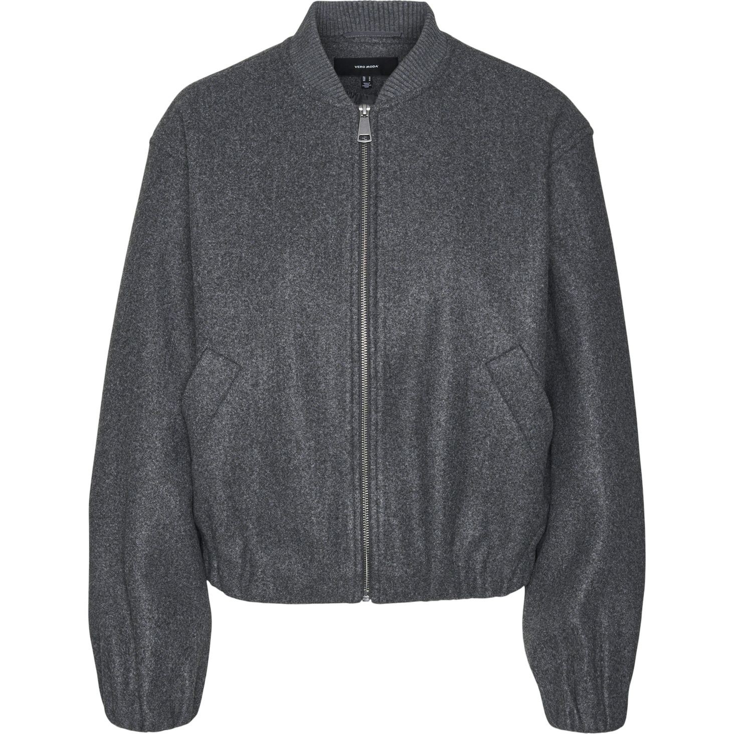 VERO MODA Bomberis moterims, Pilka, Popbella short jacket 1