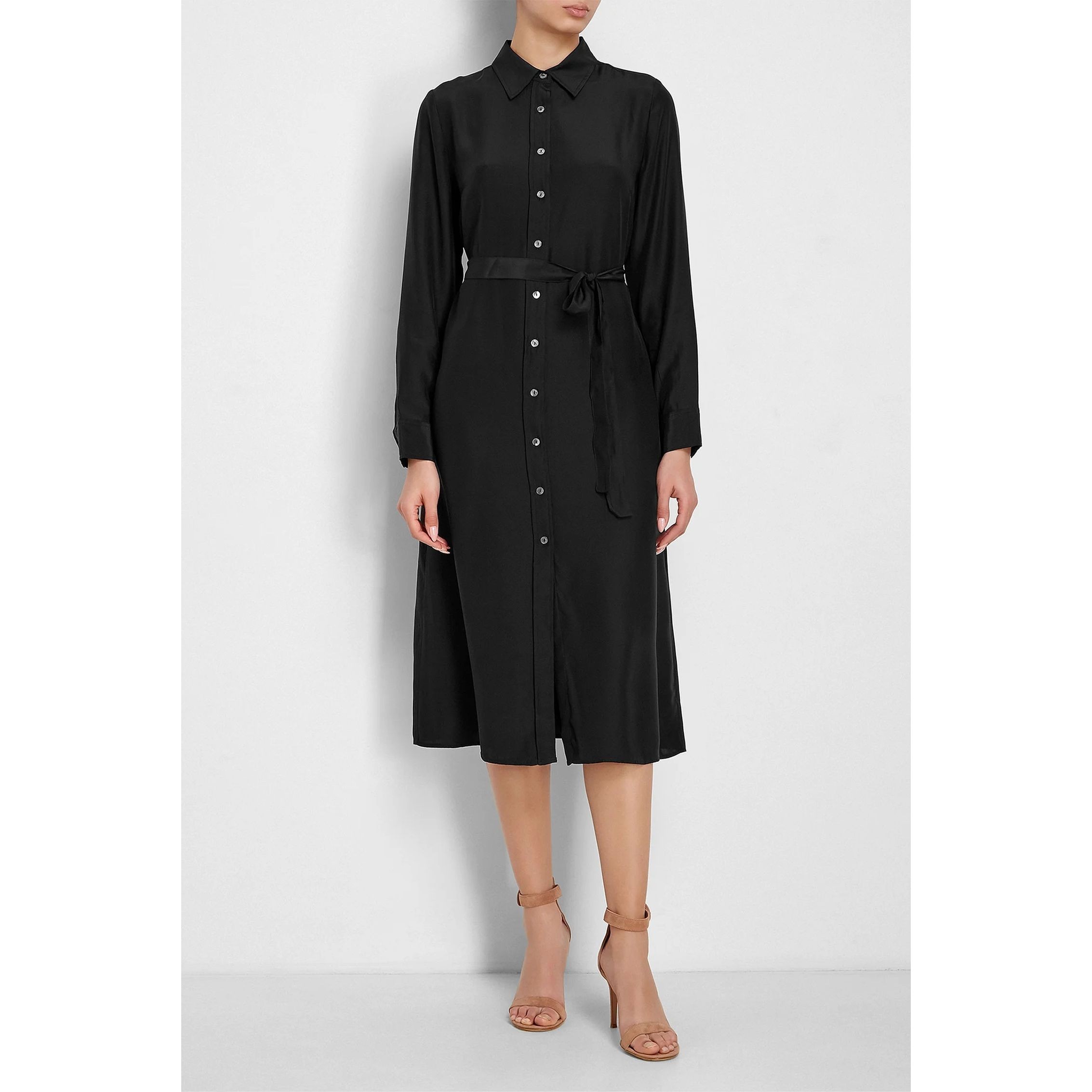 PAROSH Midi suknelė moterims, Juoda, Stella midi dress 2