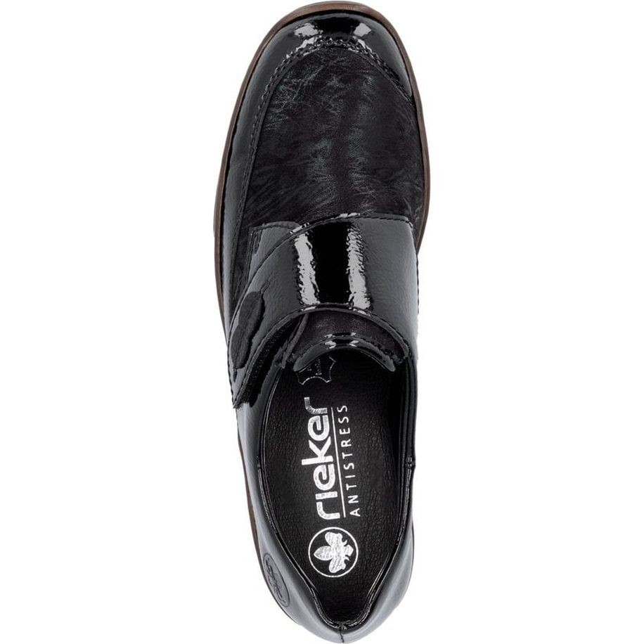 RIEKER Laisvalaikio bateliai moterims, Juoda, Ladies shoes 5