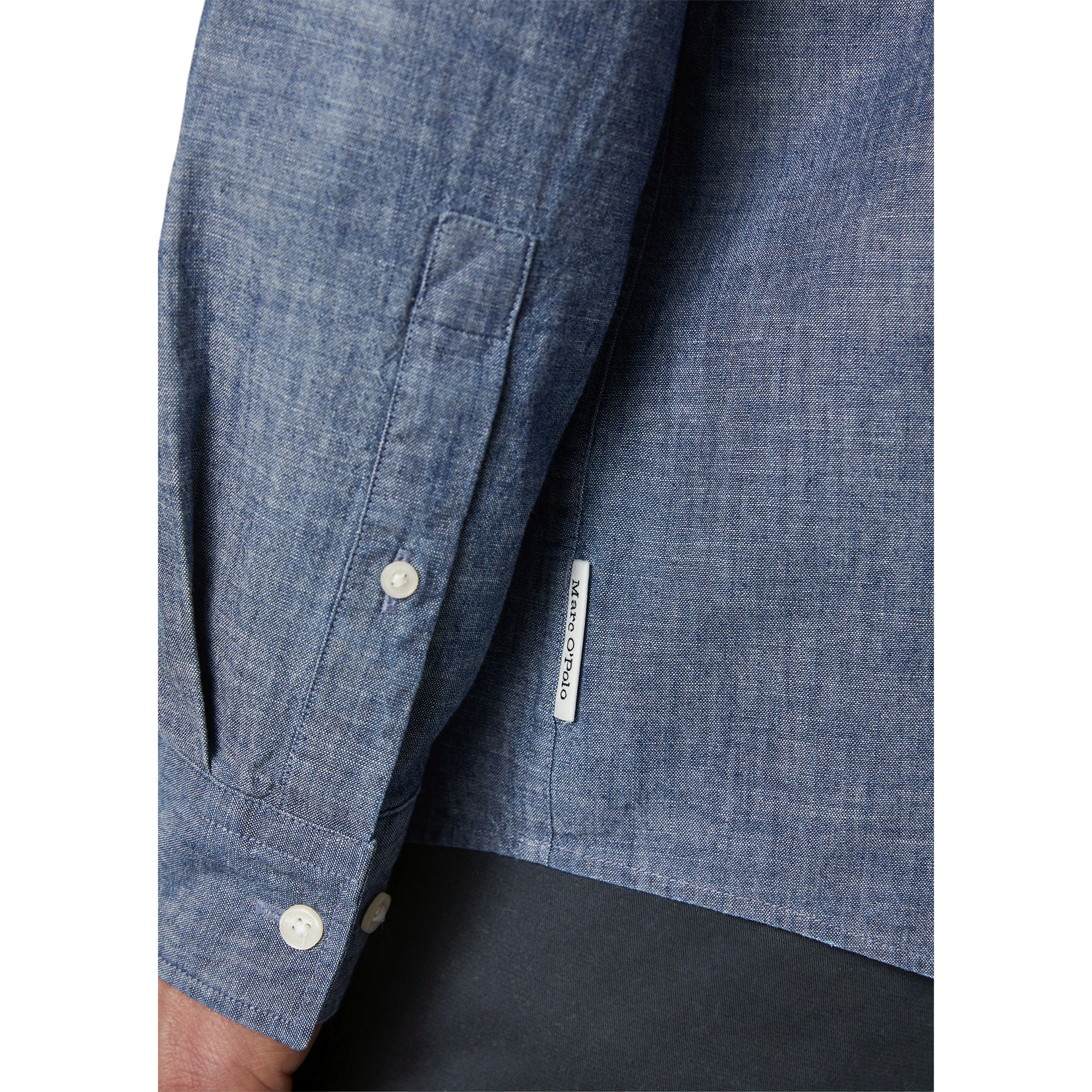 MARC O'POLO Marškiniai ilgomis rankovėmis vyrams, Mėlyna 4