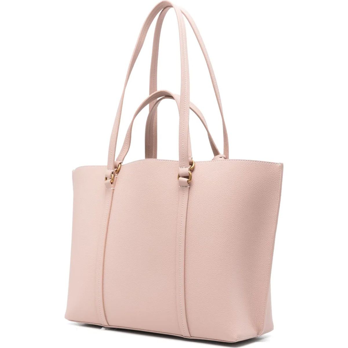 PINKO Pirkinių krepšys moterims, Rožinė, Large love-birds tote bag 2