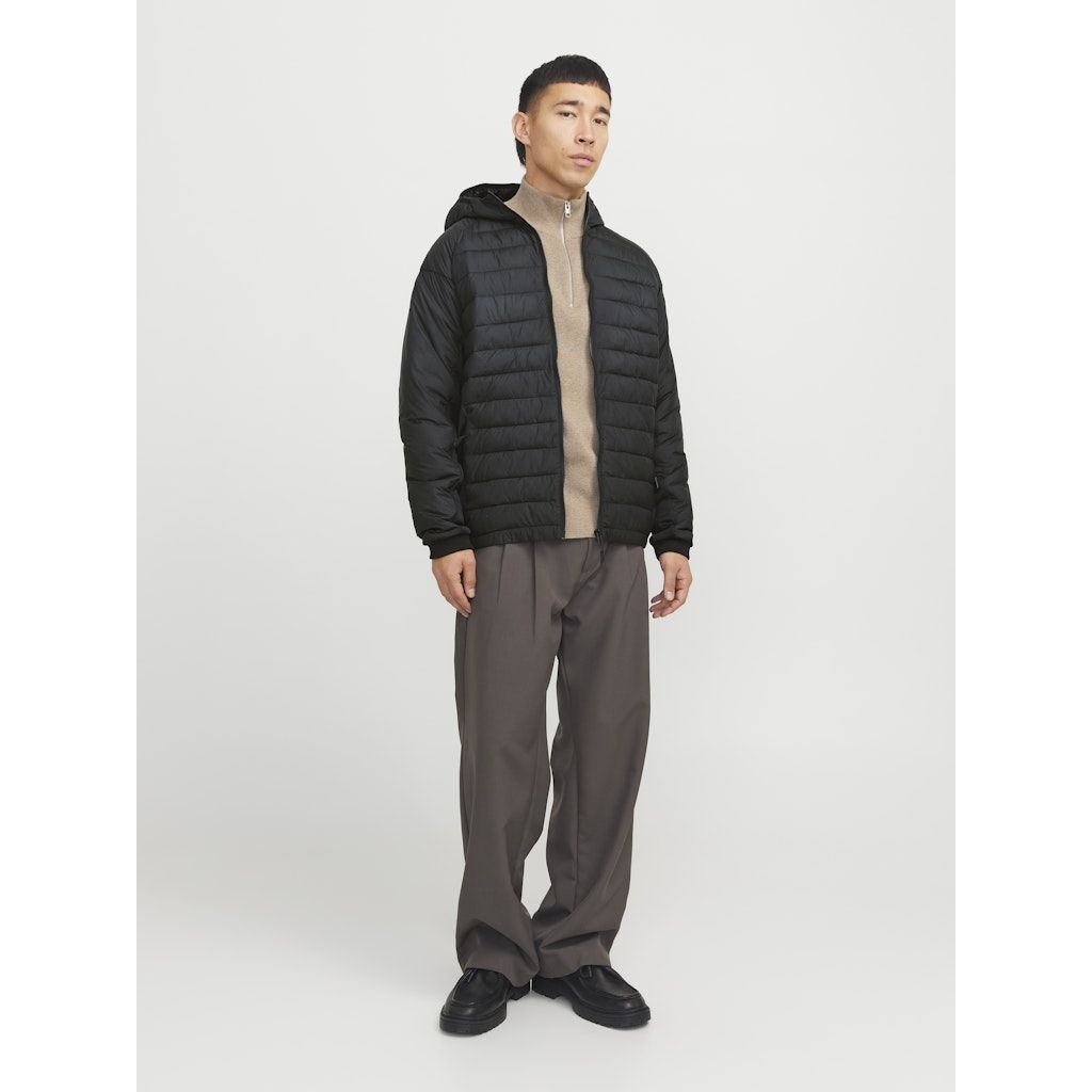 JACK & JONES Lengva striukė vyrams, Juoda, Estate hybrid jacket 5