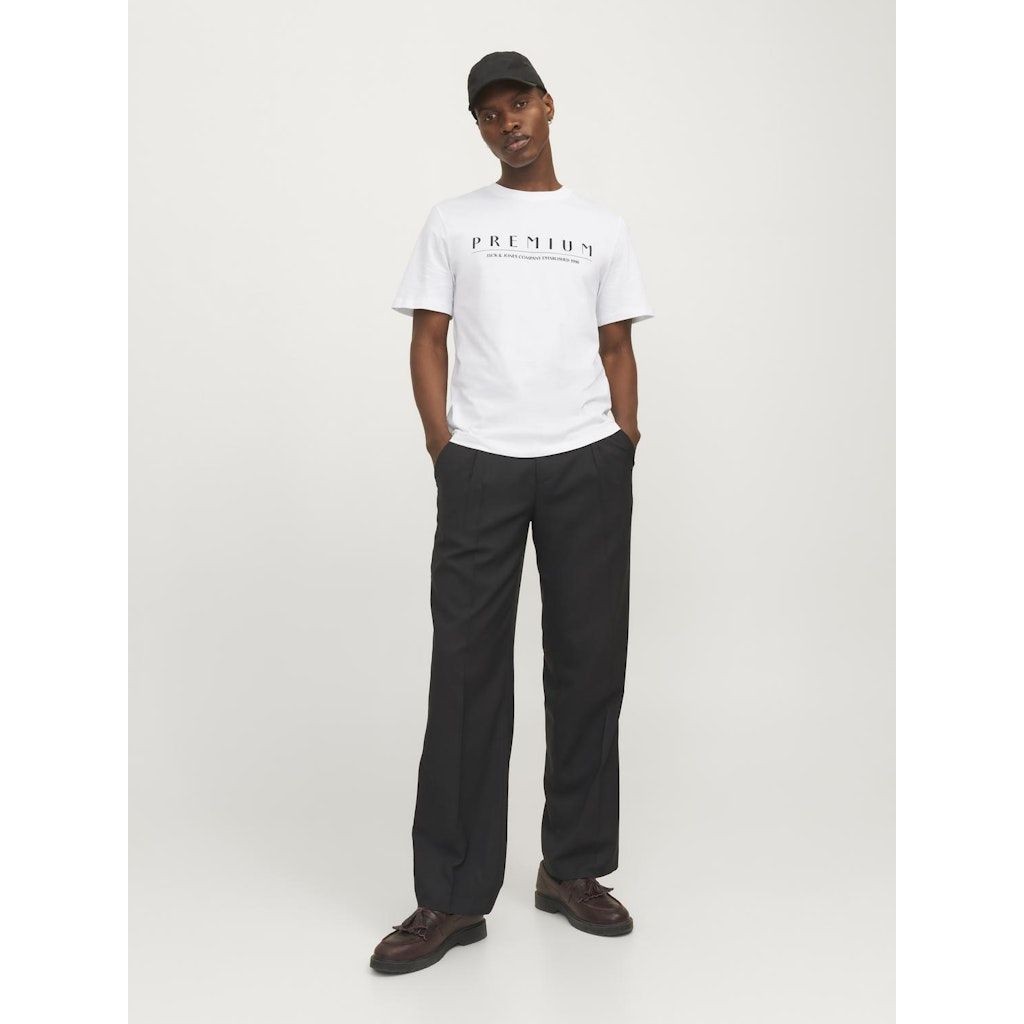 JACK & JONES Marškinėliai vyrams, Balta, JPRSTAR TEE SS CREW 4