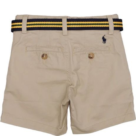 RALPH LAUREN KIDS Šortai berniukams, Smėlio, Straight fit flex short (2-7) 2