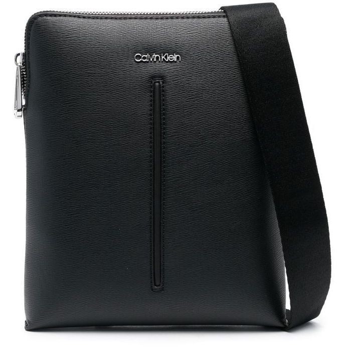 CALVIN KLEIN Rankinė per petį vyrams, Juoda, MEDIAN FLATPACK 1