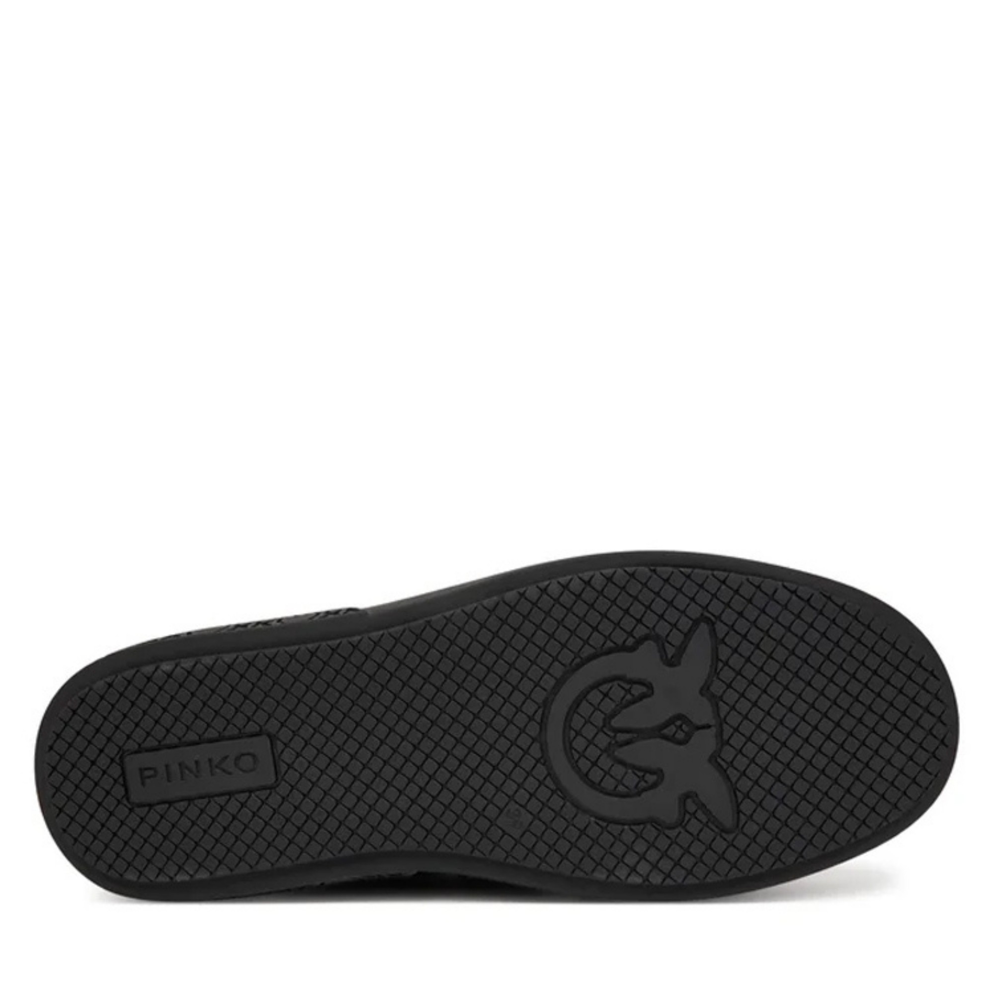 PINKO Aulinukai moterims, Juoda, Yoko 19 - mid sneaker monogram 4