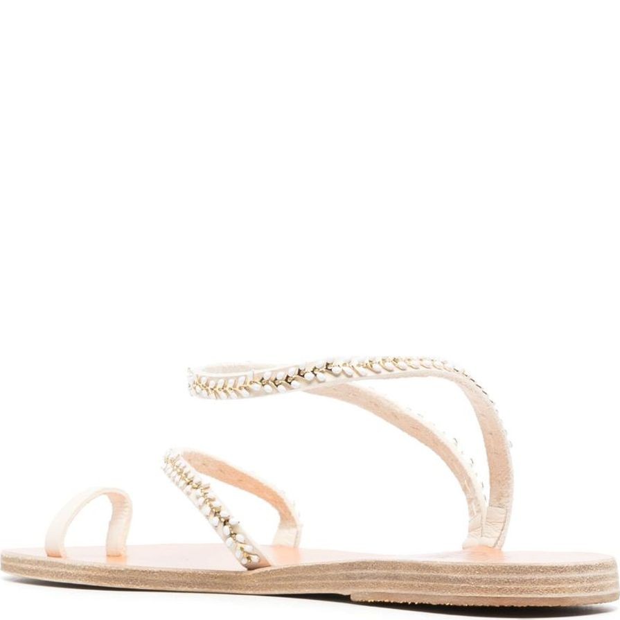 ANCIENT GREEK SANDAL Basutės moterims, Balta, Apli eleftheria sandals sandal 3