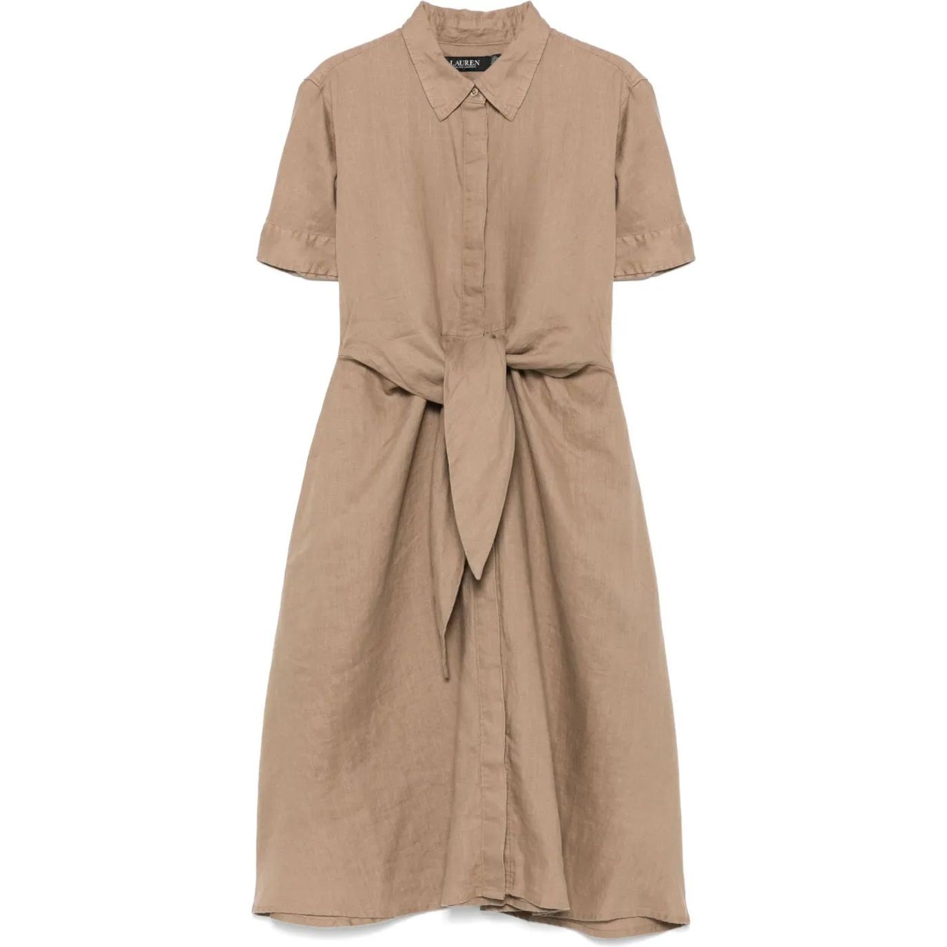 LAUREN RALPH LAUREN Midi suknelė moterims, Ruda, Wakana elbow sleeve day dress 1