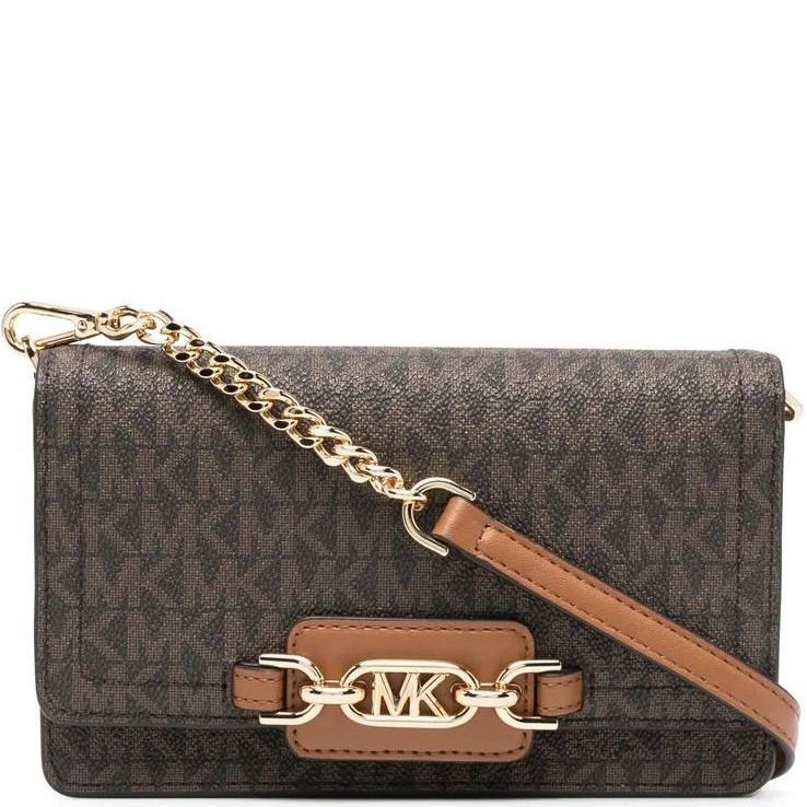 MICHAEL KORS Rankinė per petį moterims, Ruda, SM chain crossbody 1