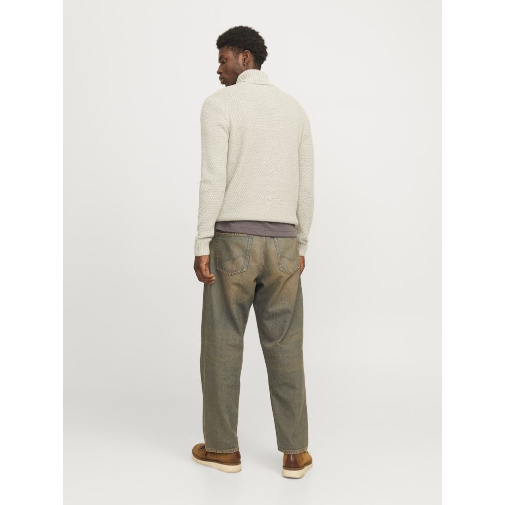 JACK & JONES Megztinis su kaklu vyrams, Balta, Craig knit roll neck 3