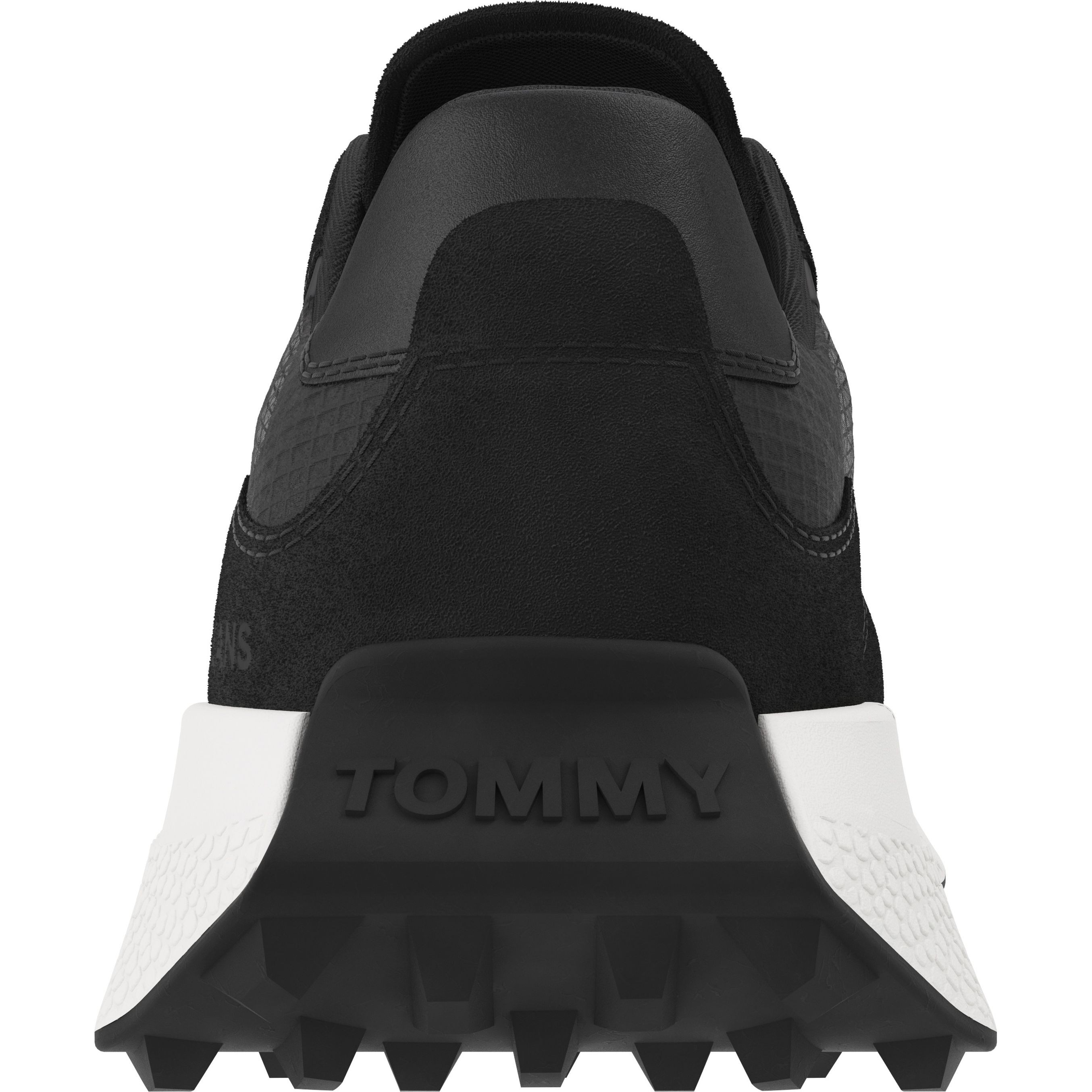 TOMMY JEANS Sportiniai bateliai vyrams, Juoda, Translucent runner 6