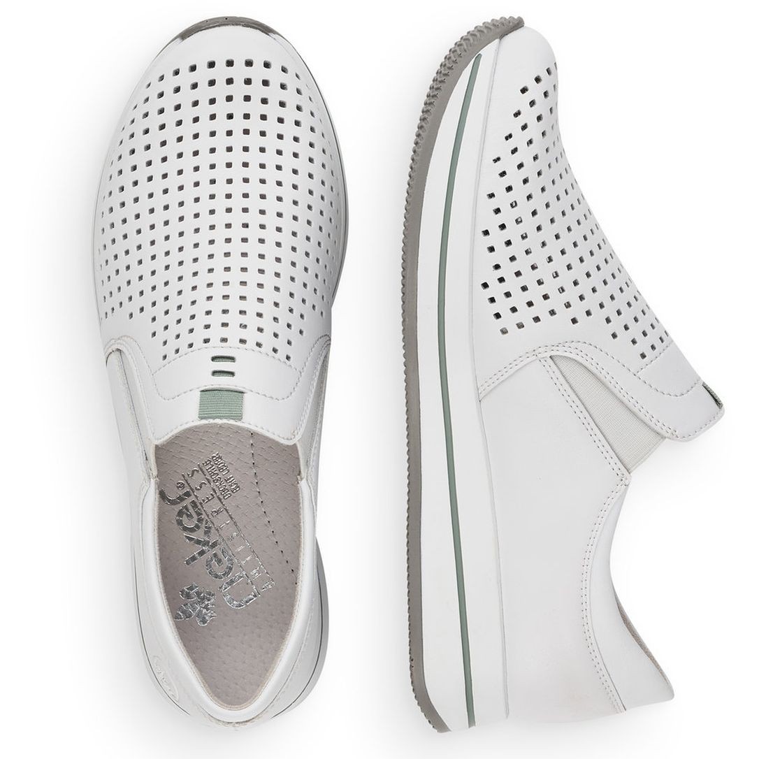 RIEKER Sportiniai bateliai moterims, Balta, SPORT SHOE 10