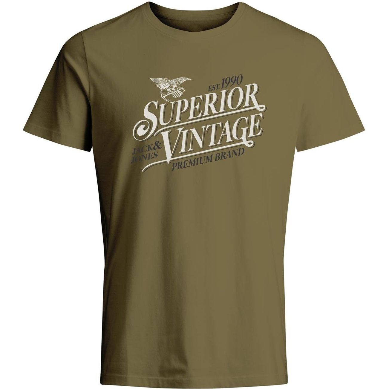 JACK & JONES Marškinėliai vyrams, Žalia, JPRSTAR TEE SS CREW 1