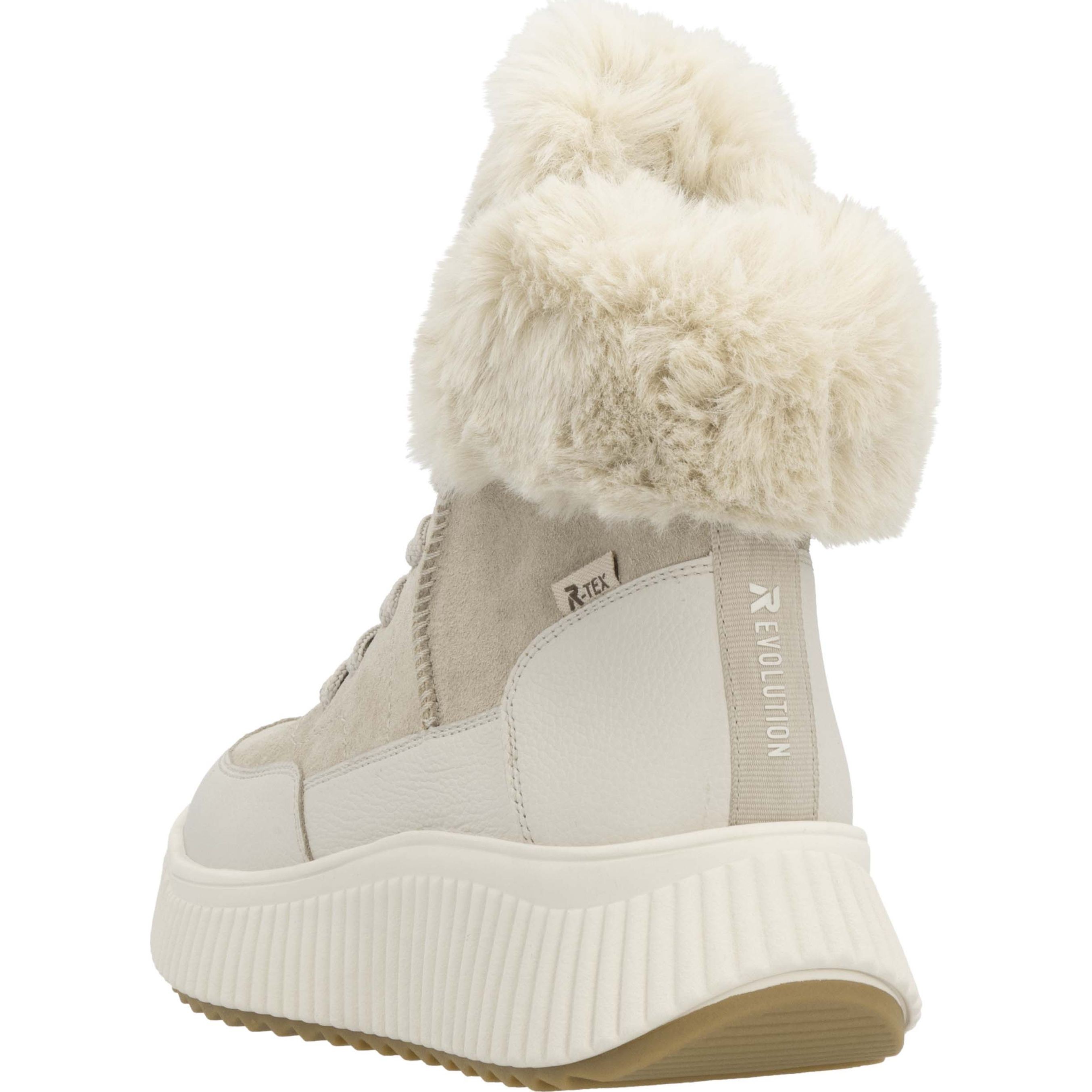 RIEKER EVOLUTION Aulinukai moterims, Smėlio, Ladies mid height boots 6