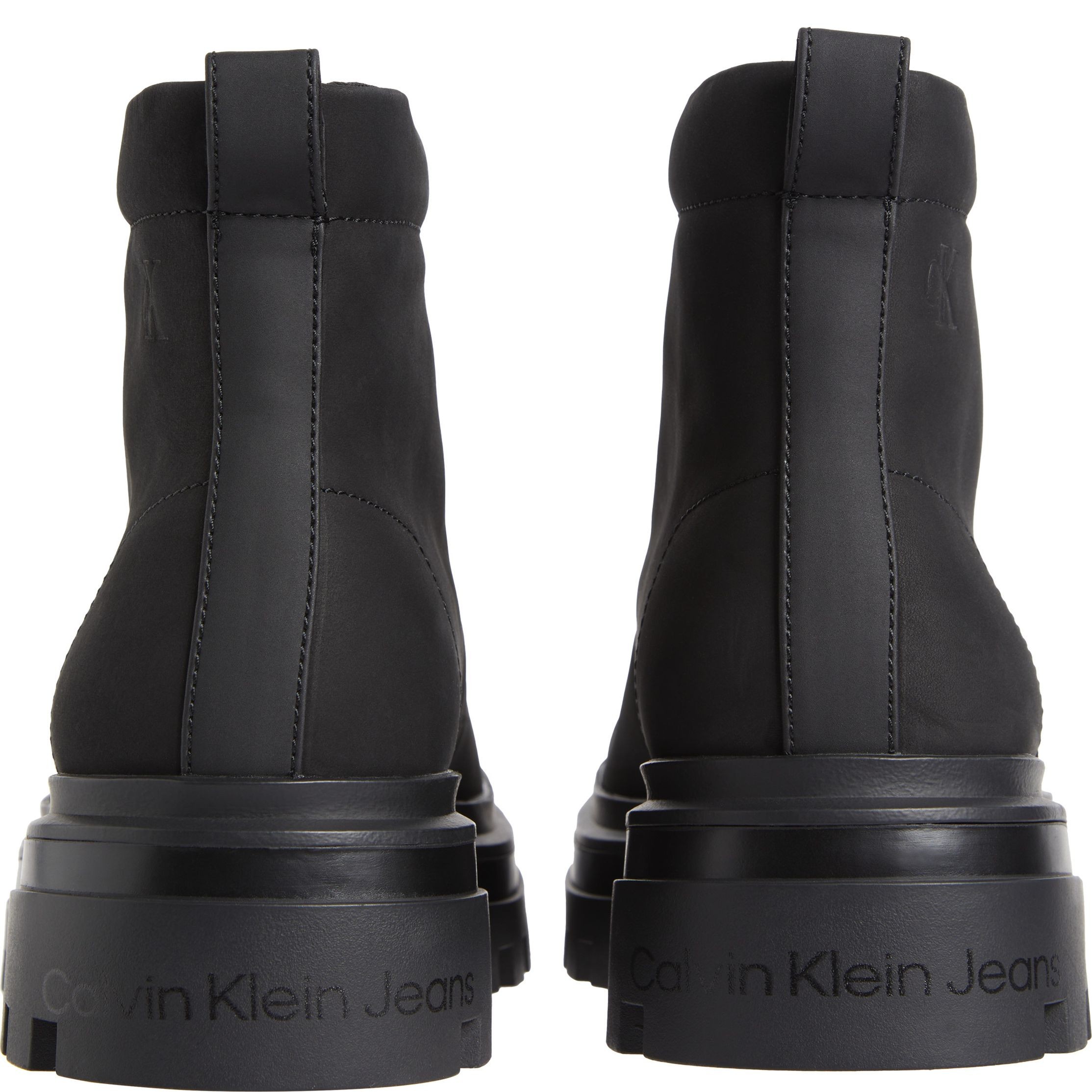 CALVIN KLEIN JEANS Aulinukai vyrams, Juoda, Lugged laceup boot hiking 3