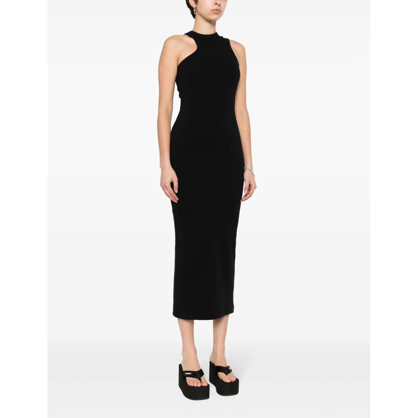 AXEL ARIGATO Maxi suknelė moterims, Juoda, Scoop asymmetric dress 2