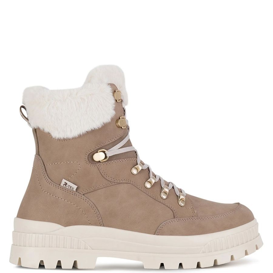 RIEKER Aulinukai moterims, Smėlio, Booties 2