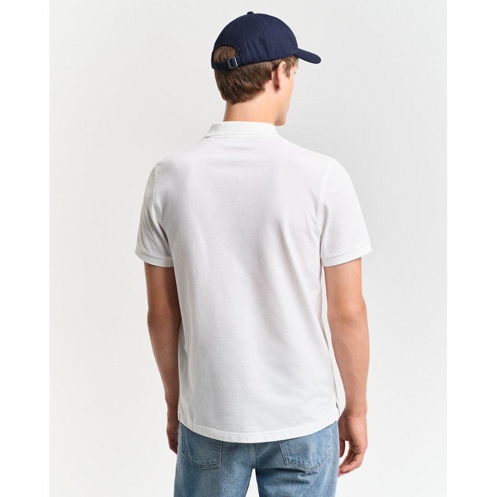 GANT Polo marškiniai trumpos rank. vyrams, Geltona, REG TONAL SHIELD SS POLO 3