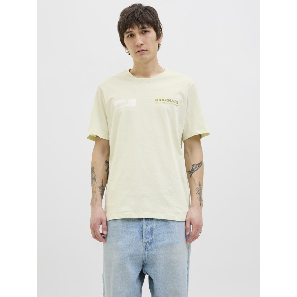 JACK & JONES Marškinėliai vyrams, Pilka, Star tee 2