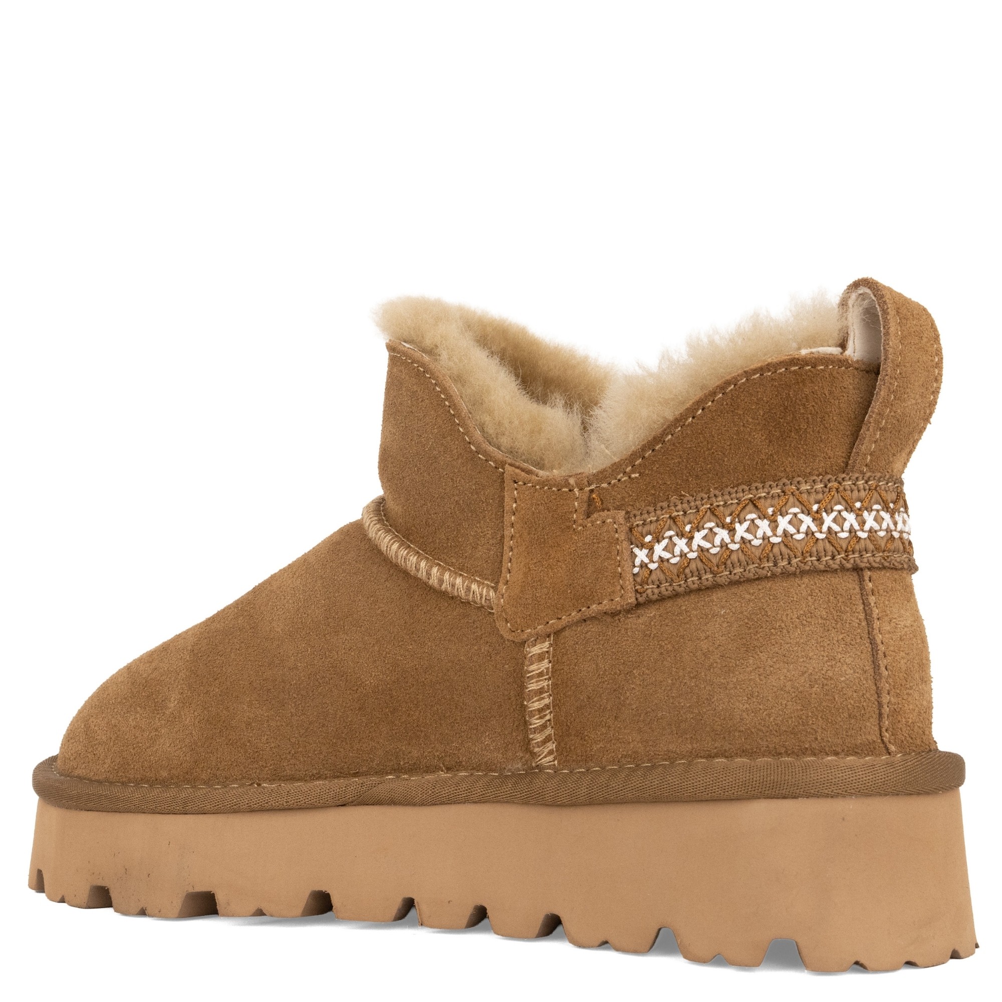 LA CONTE Pašiltinti aulinukai moterims, Ruda, warm boots 3