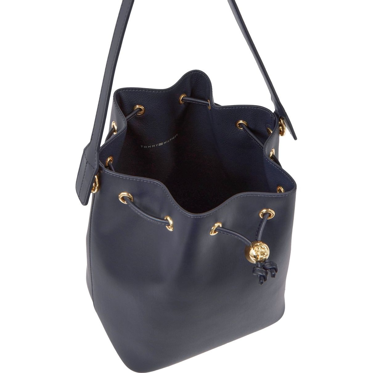 TOMMY HILFIGER Rankinė per petį moterims, Mėlyna, Iconic bucket 4