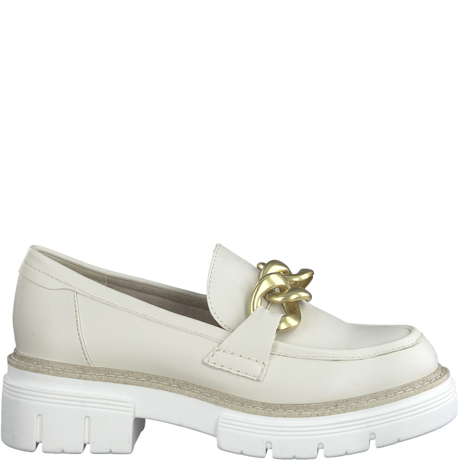 MARCO TOZZI Loaferiai moterims, Smėlio, LOAFERS, MARCO TOZZI 2