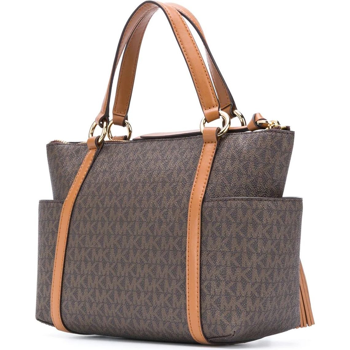 MICHAEL KORS Pirkinių krepšys moterims, Ruda, SM conv top-zip tote 2