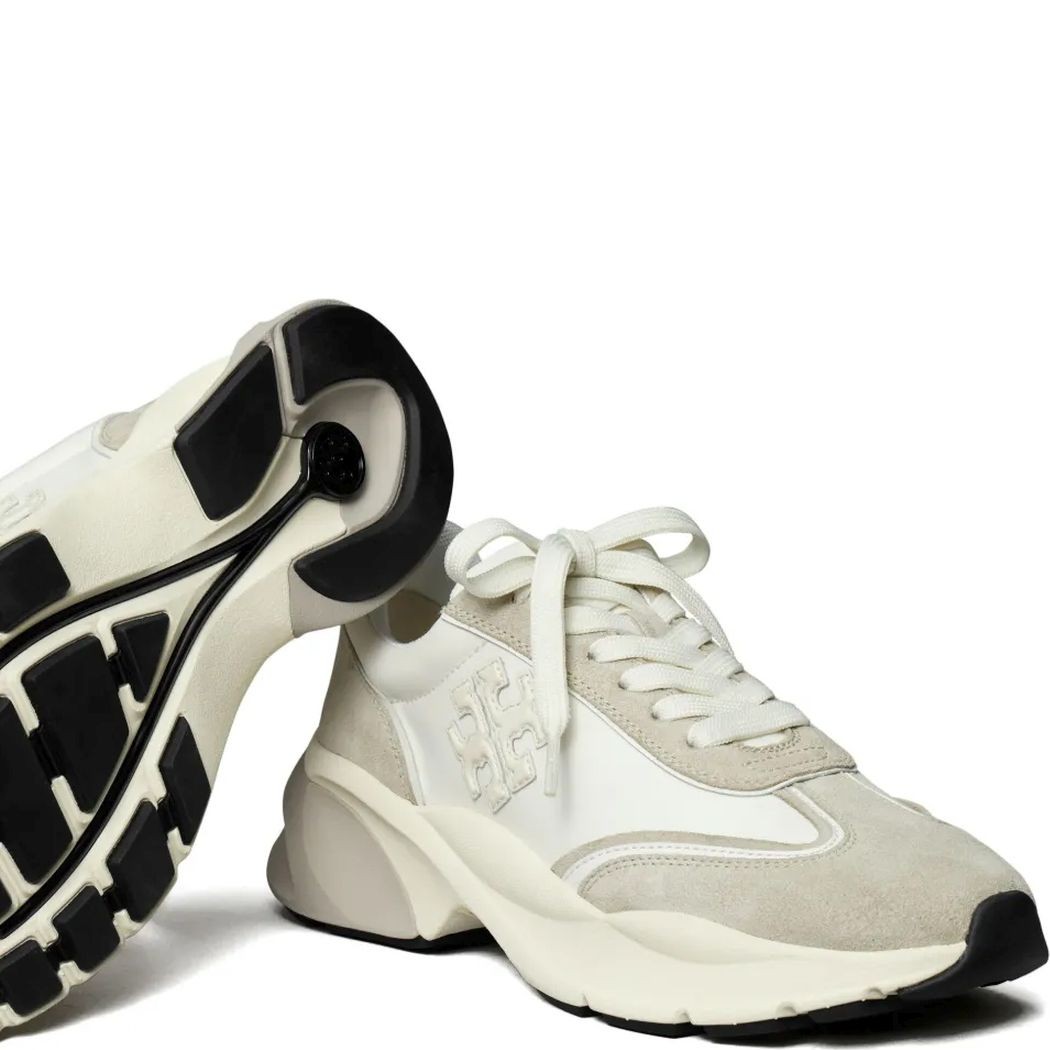 TORY BURCH Laisvalaikio bateliai moterims, Balta, Good luck trainer 4