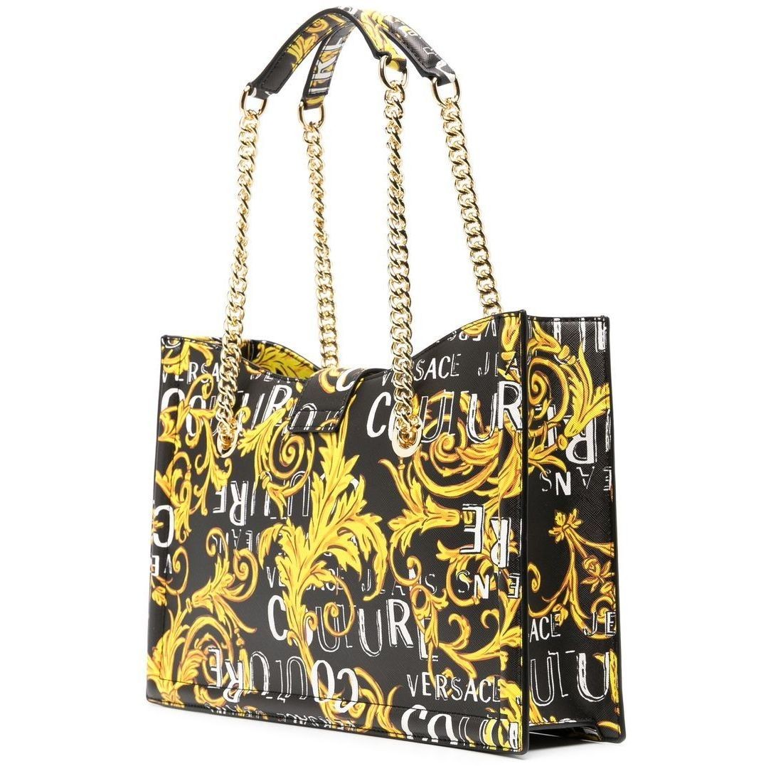 VERSACE JEANS CUTURE Rankinė, krepšys moterims, BLACK/GOLD, Range f - couture bag 2