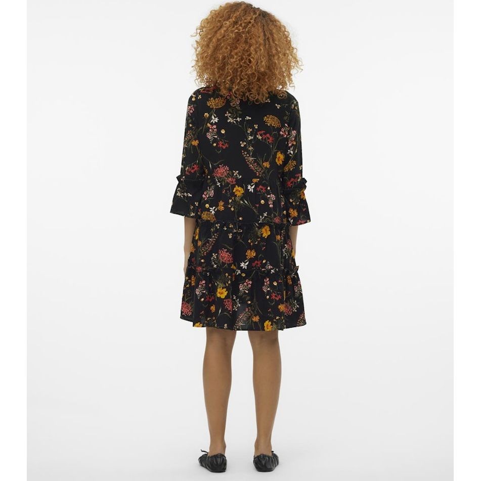 VERO MODA Mini suknelė moterims, Juoda, Vmeasy mini dress 6