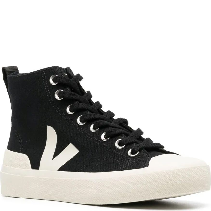 VEJA Laisvalaikio bateliai moterims, Juoda, Wata ii canvas 2