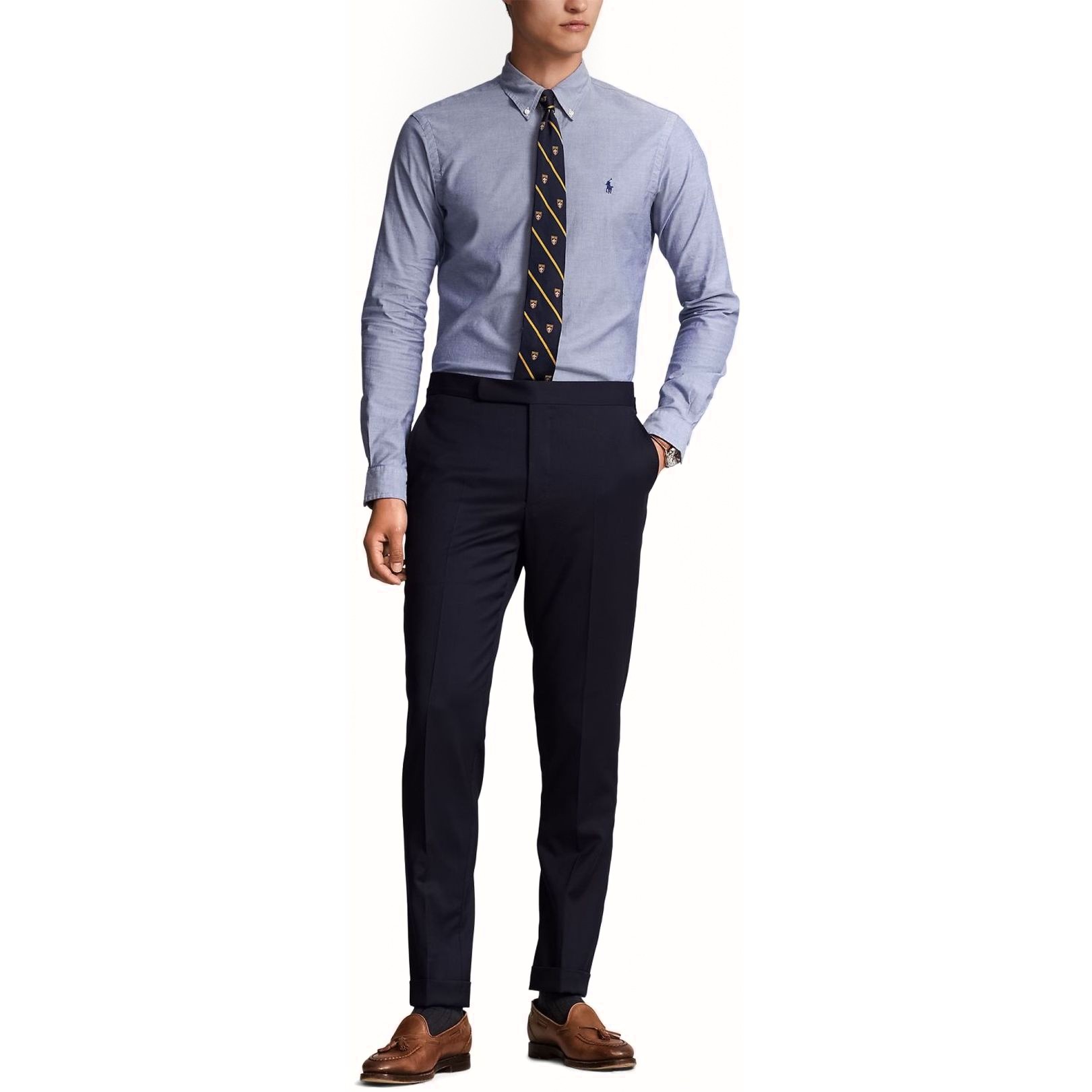 POLO RALPH LAUREN Marškiniai ilgomis rankovėmis vyrams, Long sleeve sport shirt 4