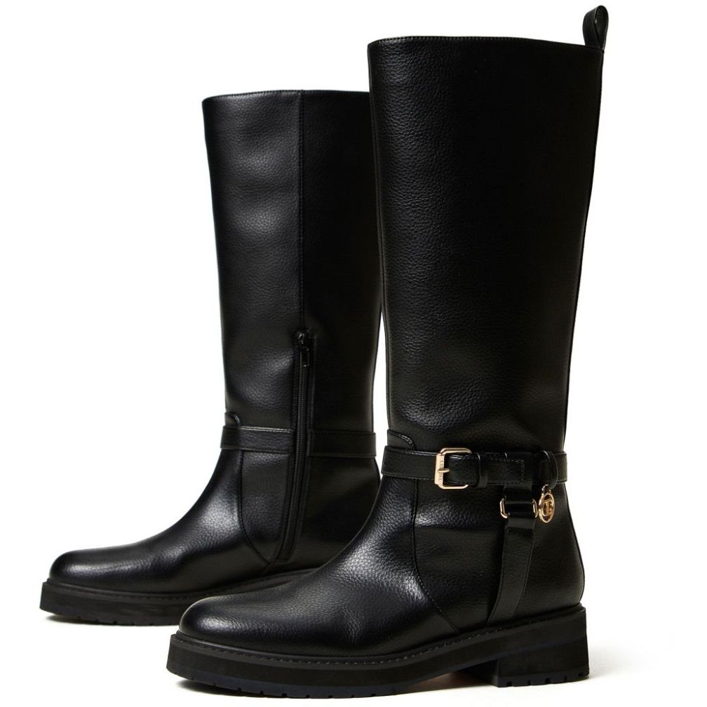 TWINSET Auliniai moterims, Juoda, Biker boots 2