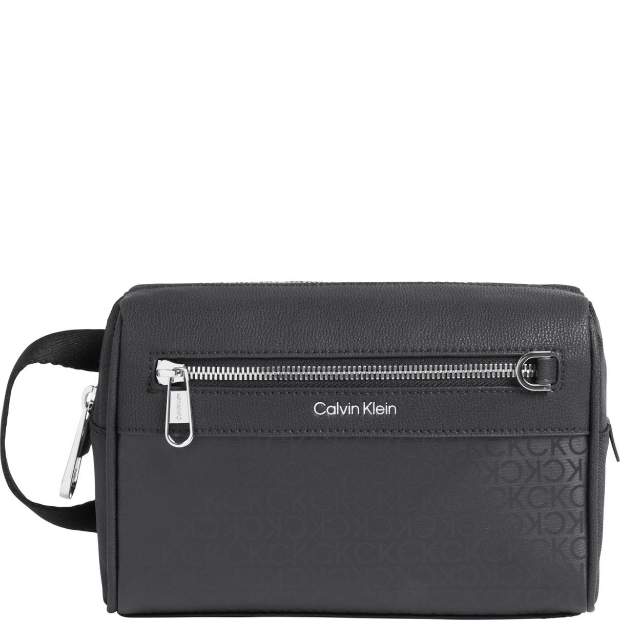 CALVIN KLEIN Kosmetinė vyrams, Juoda, Elevated washbag 1