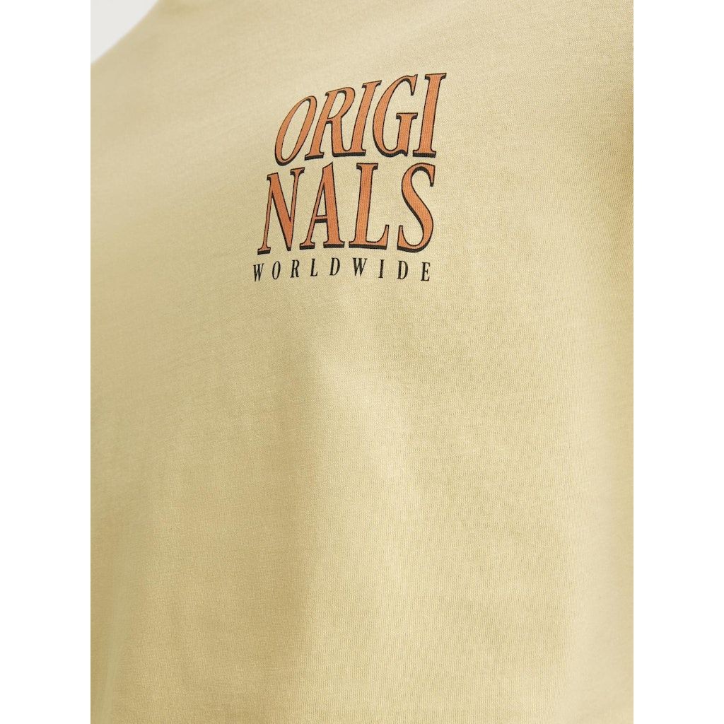 JACK & JONES Marškinėliai vyrams, Geltona, JORSTAR TEE SS CREW 4