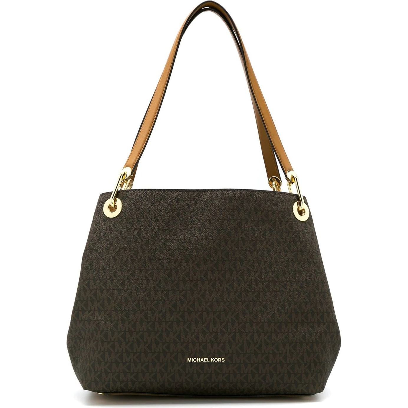 MICHAEL KORS Rankinė per petį moterims, Ruda, LG Shoulder tote 1