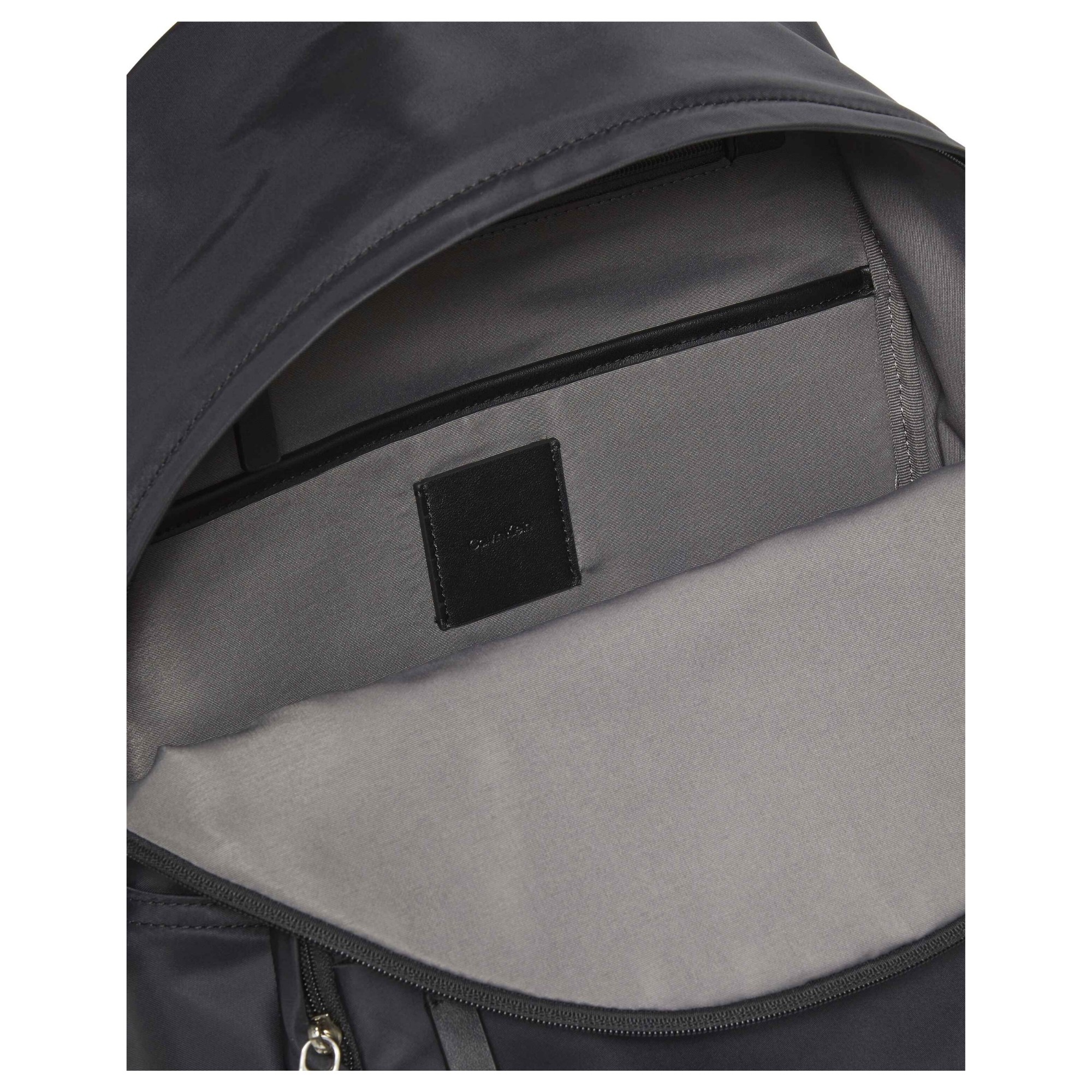 CALVIN KLEIN Kuprinė vyrams, Juoda, sleek round backpack 4