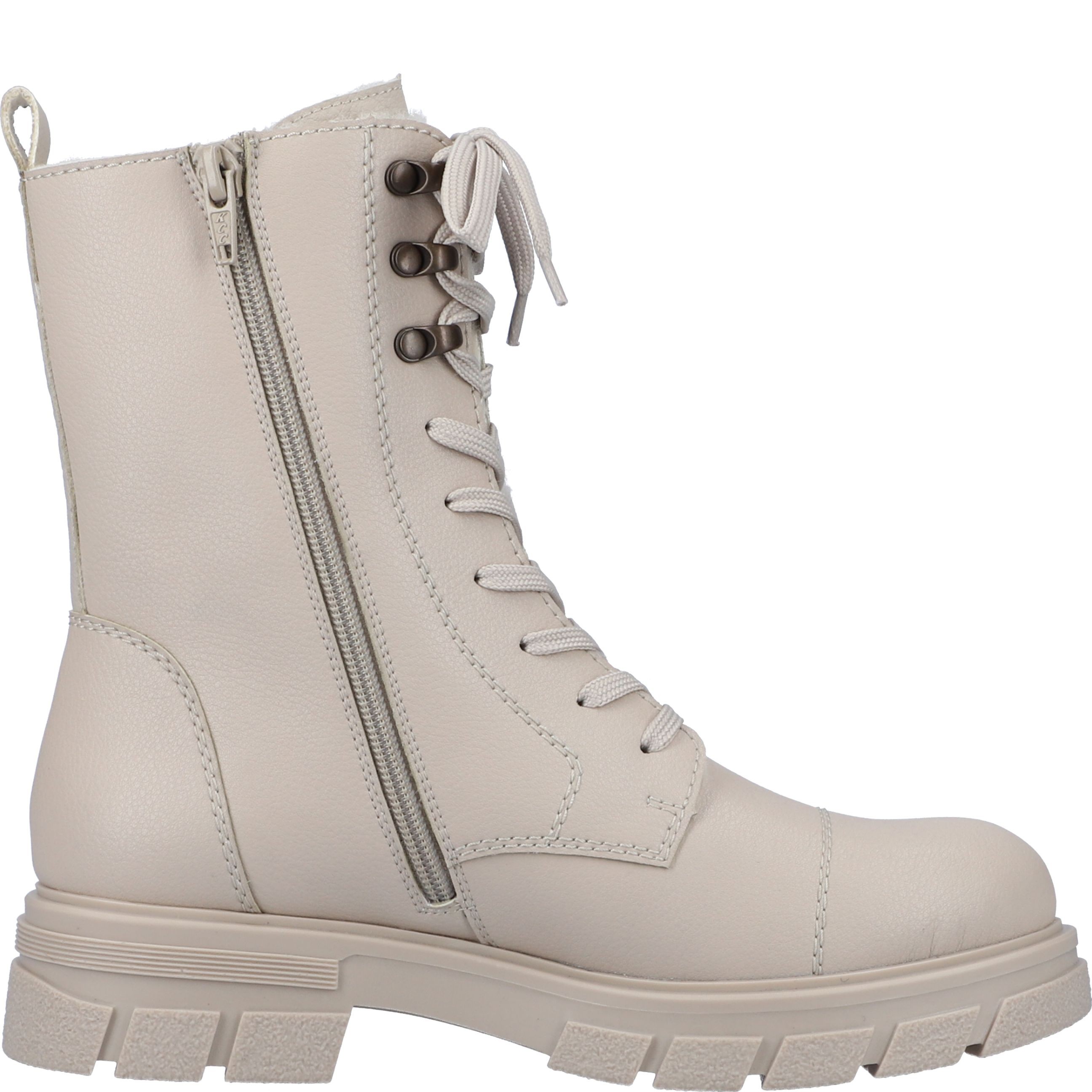 RIEKER Aulinukai moterims, Smėlio, BOOTIES 3