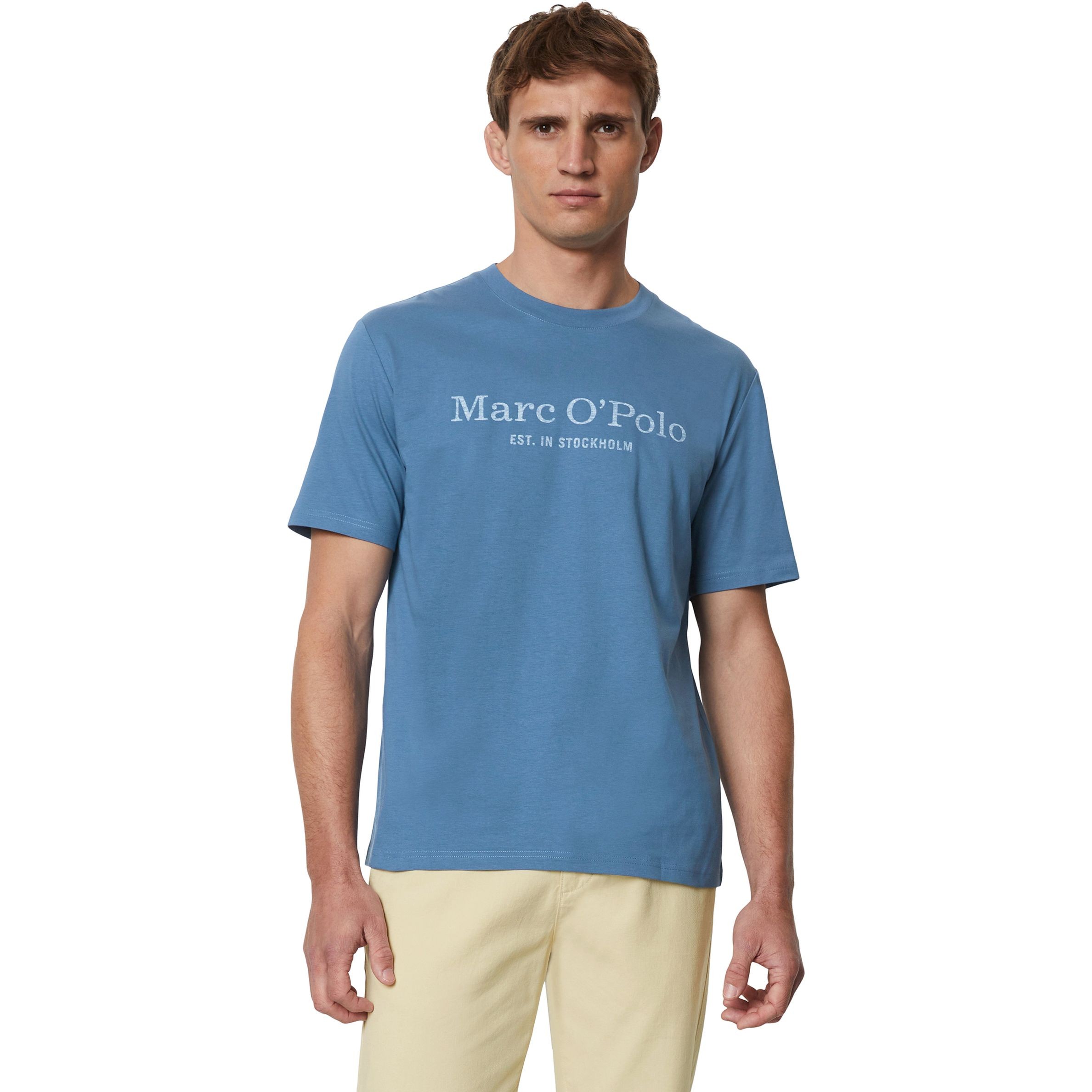 MARC O'POLO Marškinėliai vyrams, Mėlyna 2