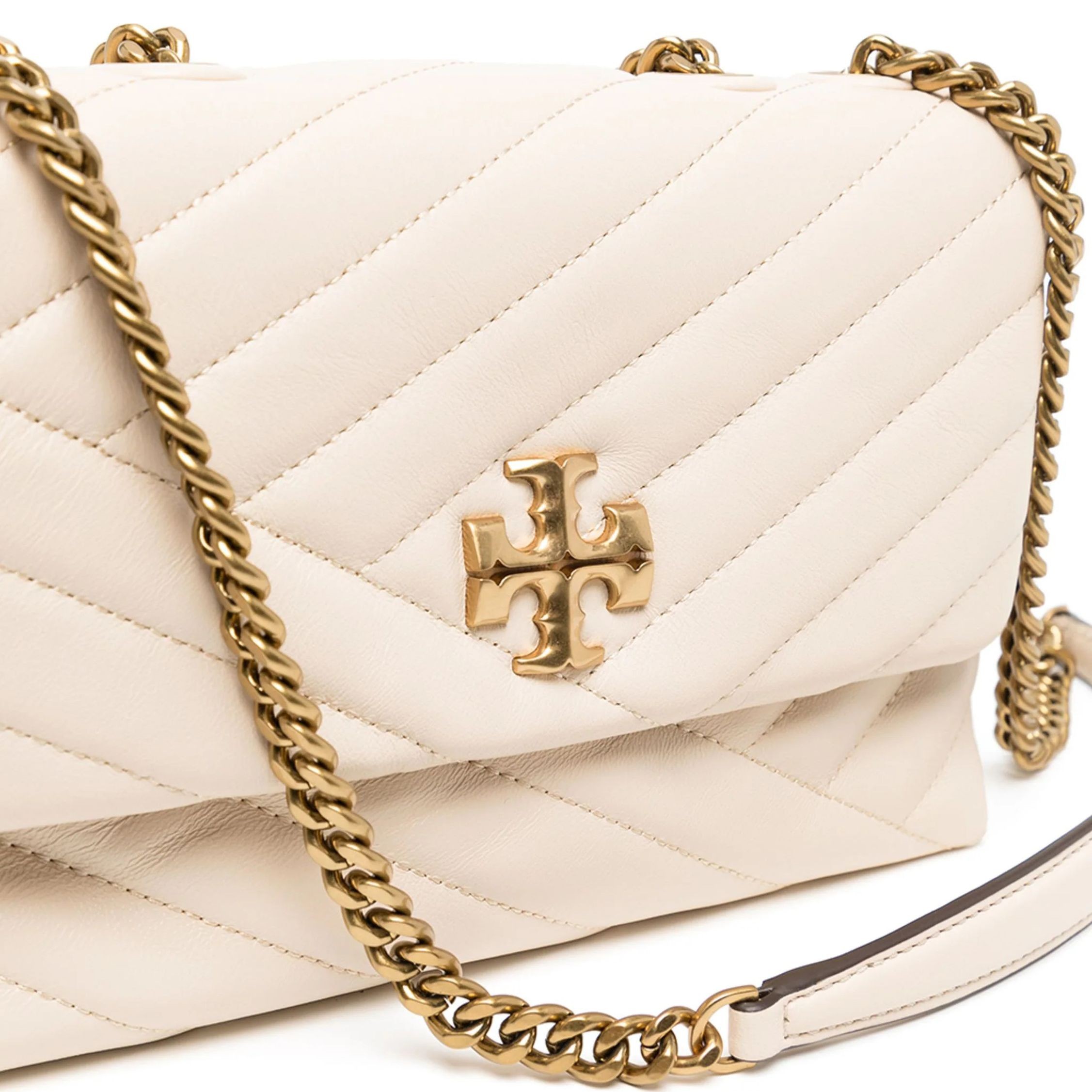 TORY BURCH Rankinė per petį moterims, Kūno, Kira chevron small should bag 3