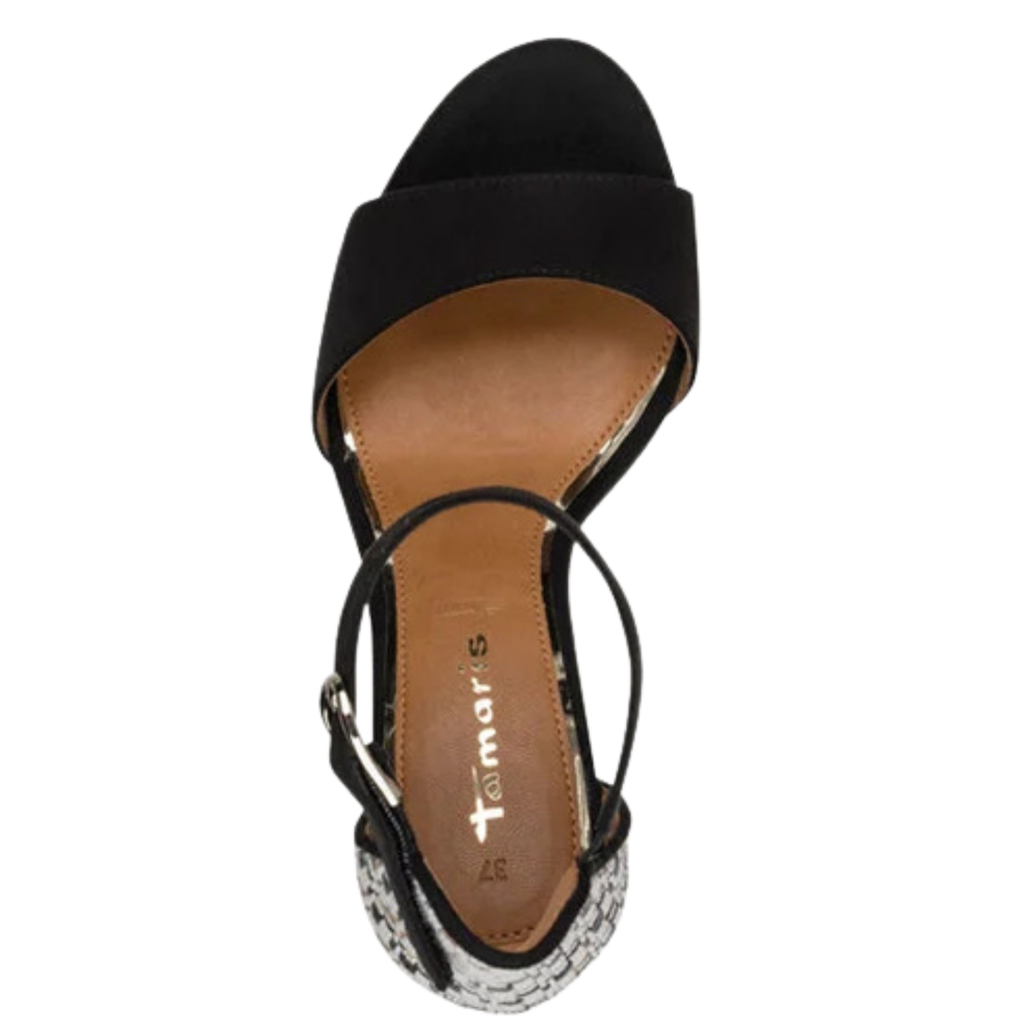 TAMARIS Basutės moterims, Juoda, Sandals 3