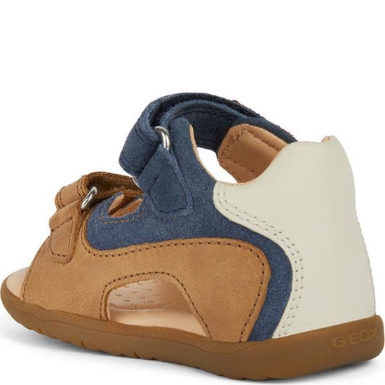 GEOX Basutės berniukams, Ruda, Sandal macchia 3