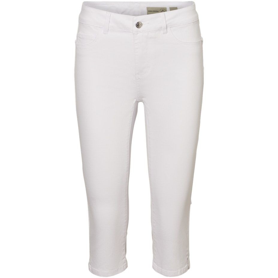 VERO MODA Marškinėliai moterims, Balta, VMHOT SEVEN NW DNM SL 1