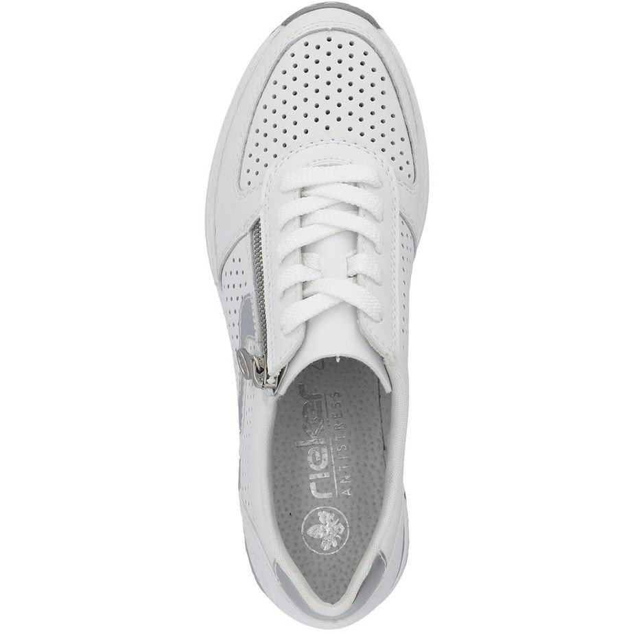 RIEKER Laisvalaikio bateliai moterims, Balta, LEISURE 6